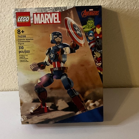 Lego Marvel Captain America Set - Red, Blue, Black - Picture 2 of 2